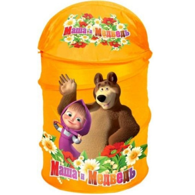 Корзина для игрушек Маша и Медведь Играем вместе XDP-1792-R